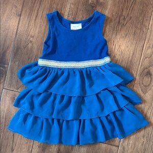 Hanna Andersson Blue Layered Kids Dress
